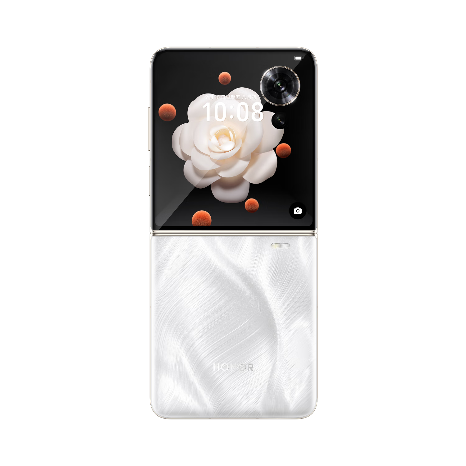 荣耀Magic V Flip 12GB+512GB 山茶白  手机【JV】