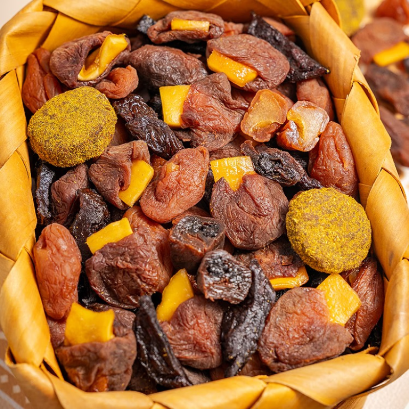 牧果人牧果人混合果干一包"梅"好酸甜梅子蜜饯软糯水果干制品 精品