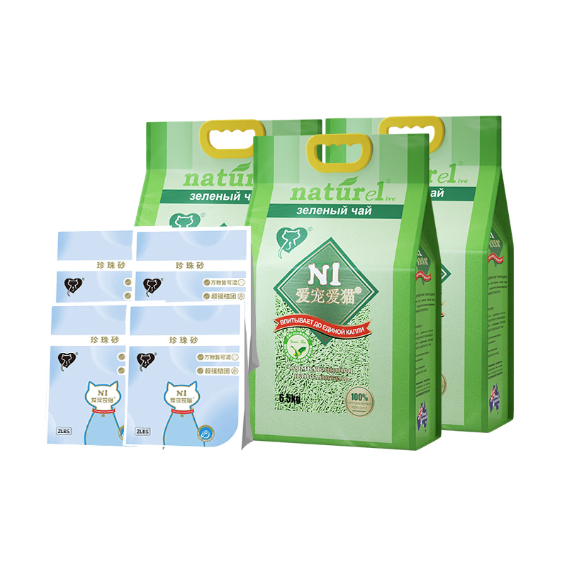 ����Ӫ��N1���谮èn1�̲趹��èɰ6.5kg*3��+ľ������èɰ2��*4�����Ž�ʵ��è��ͥ