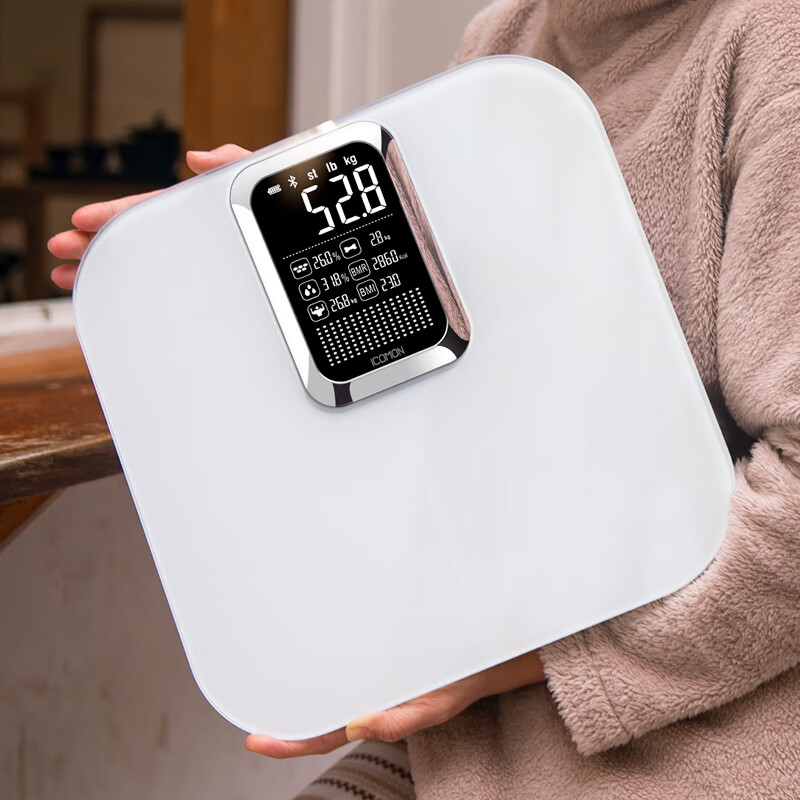 沃莱(icomon)智能体脂秤家用电子体重秤自测称重减肥脂肪秤 app自测