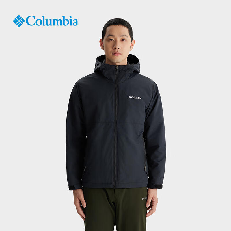 Columbia哥伦比亚2025秋冬新品专柜同款户外热能保暖连帽冲锋衣外套XE8964 010 180/100A/L