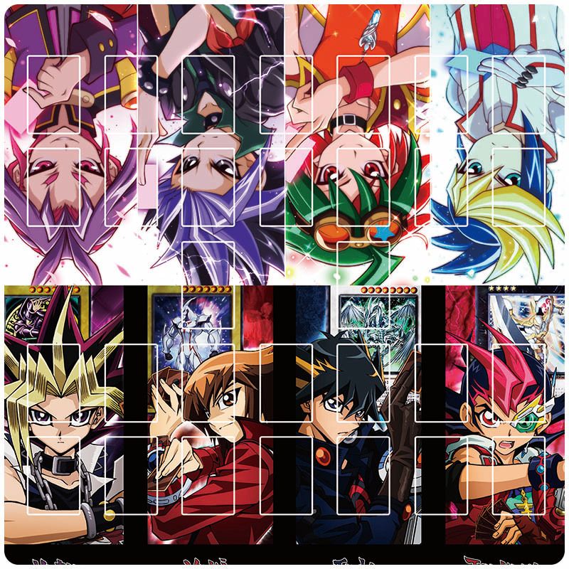 泰利奇游戏王决斗盘卡垫tcg卡牌对战垫青眼白龙白银城定制橡胶垫diy