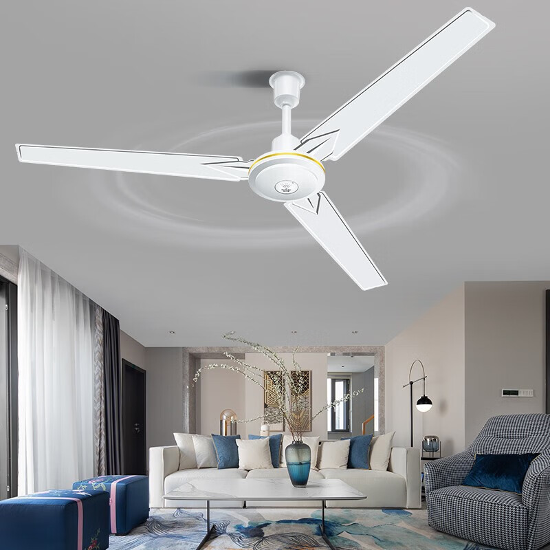 钻石牌（DIAMOND）吊扇电风扇大风力楼顶扇家用客厅吊顶风扇工业工厂车间大风力吊风扇宿舍电扇 48寸大吊扇【铜线电机】