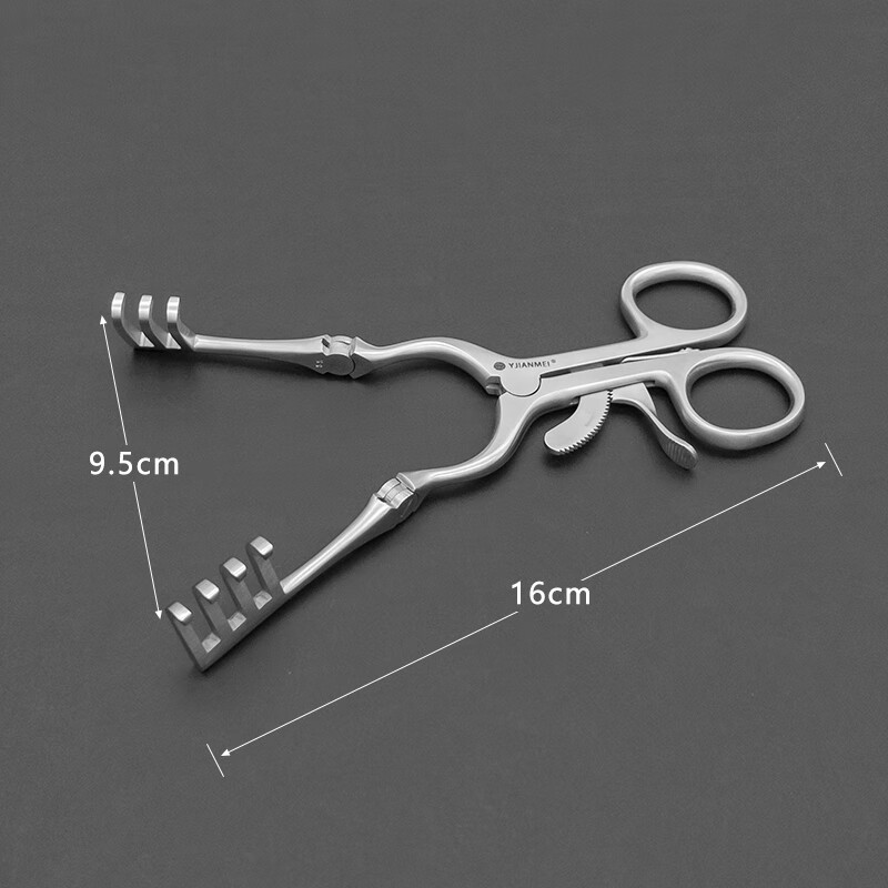 骨科器械双关节乳突牵开器双关节乳突牵开器活动式皮肤肌肉组织撑开器