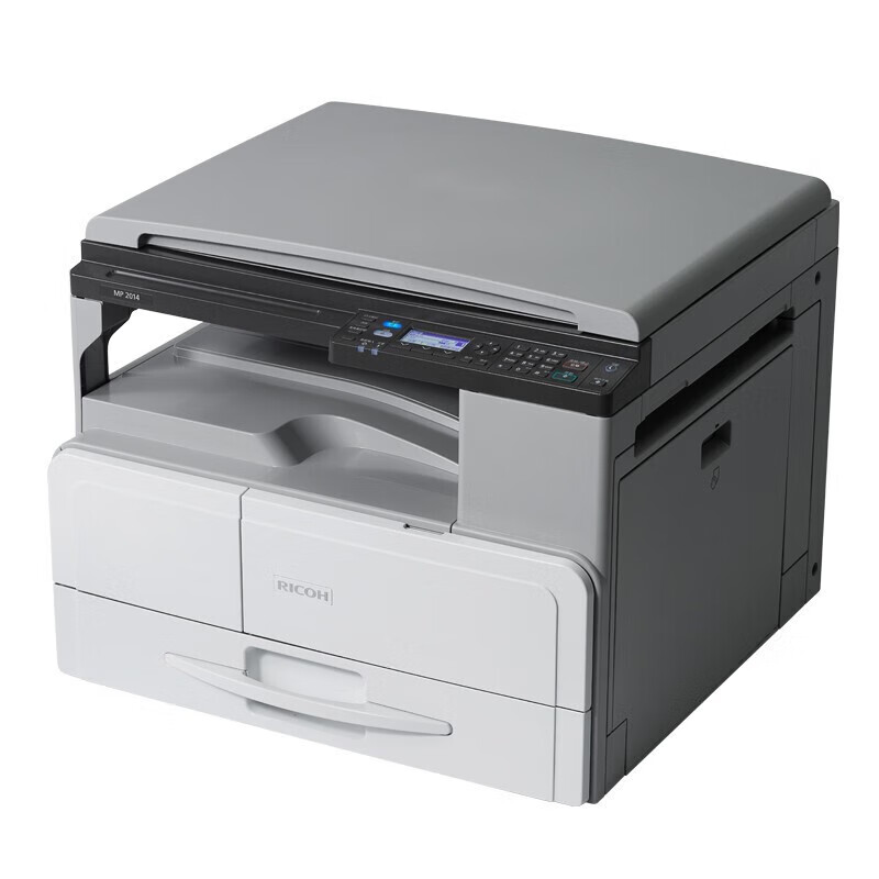 理光（Ricoh）MP2014系列 M2510 M2310N M2810N黑白激光多功能复合机A3A4大幅面网络打印复印机扫描大型办公商用 MP2014D（a3/a4/双面打印/复印/扫描）
