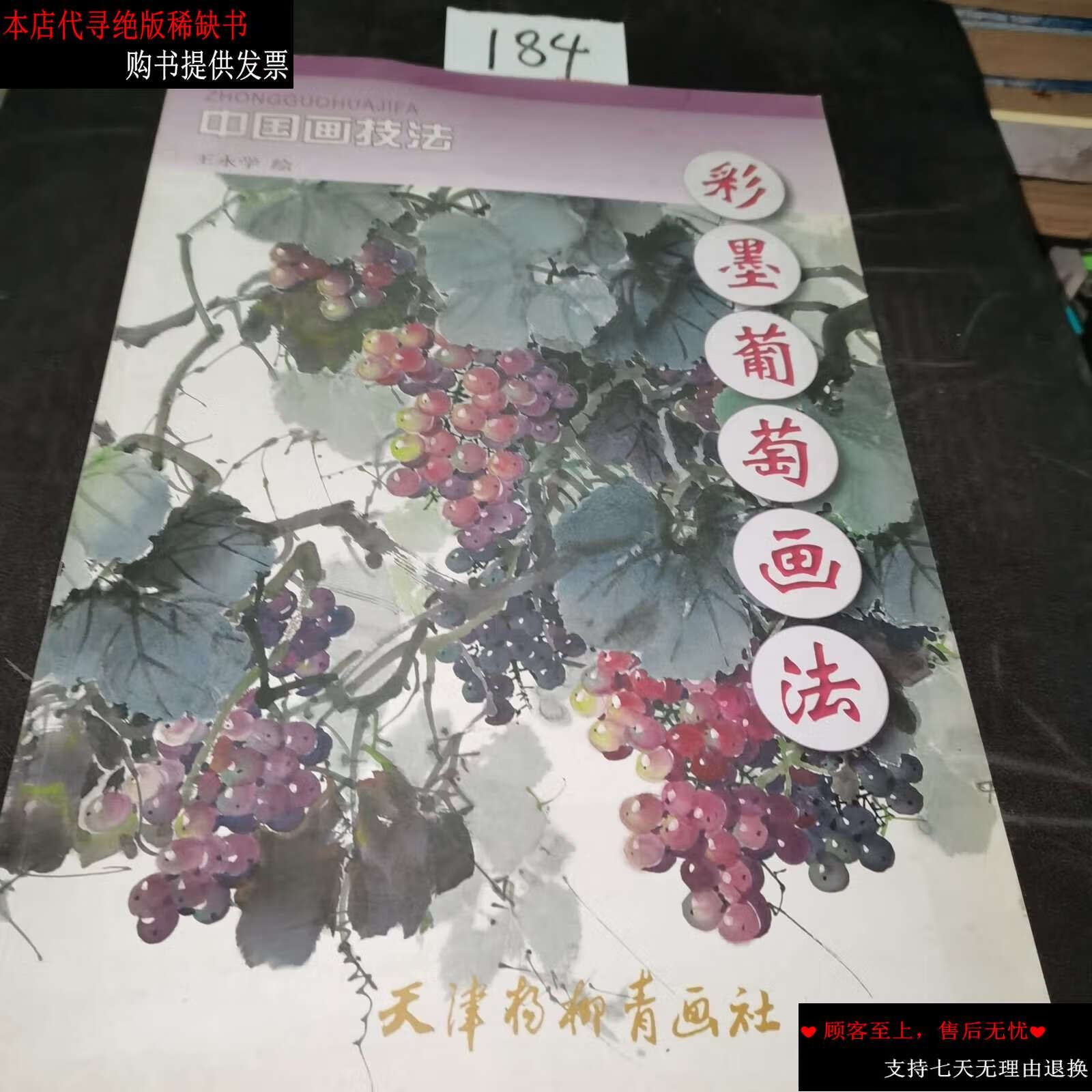 【二手书9成新】中国画技法:彩墨葡萄画法 /王永学 天津杨柳青画社