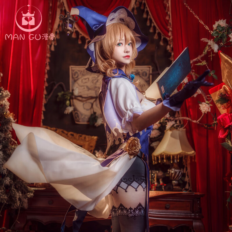 渐曼现货原神丽莎cos服 蒙德图书管理员游戏动漫服装女全套c服 丽莎