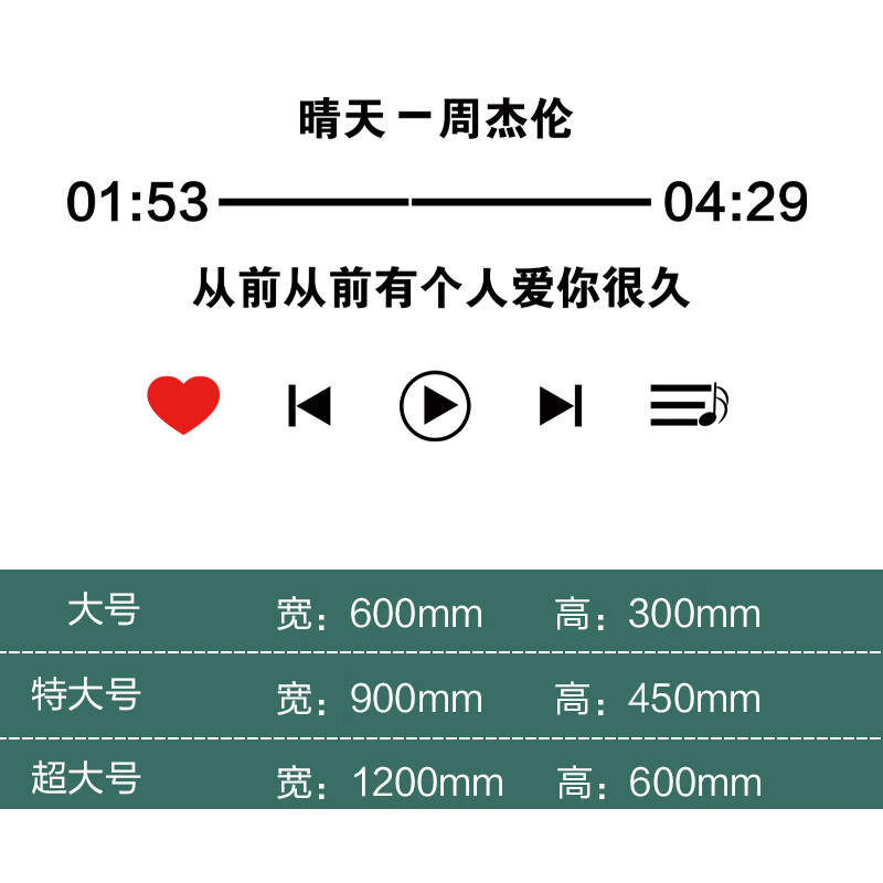 卞伶3d立体墙贴ins网红歌词贴画贴纸周杰伦卧室房间宿舍墙面装饰自粘