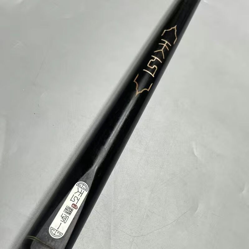 仁咸天工墨子一系列球杆手工免漆杆小头通体中式黑八体 【全新】墨子