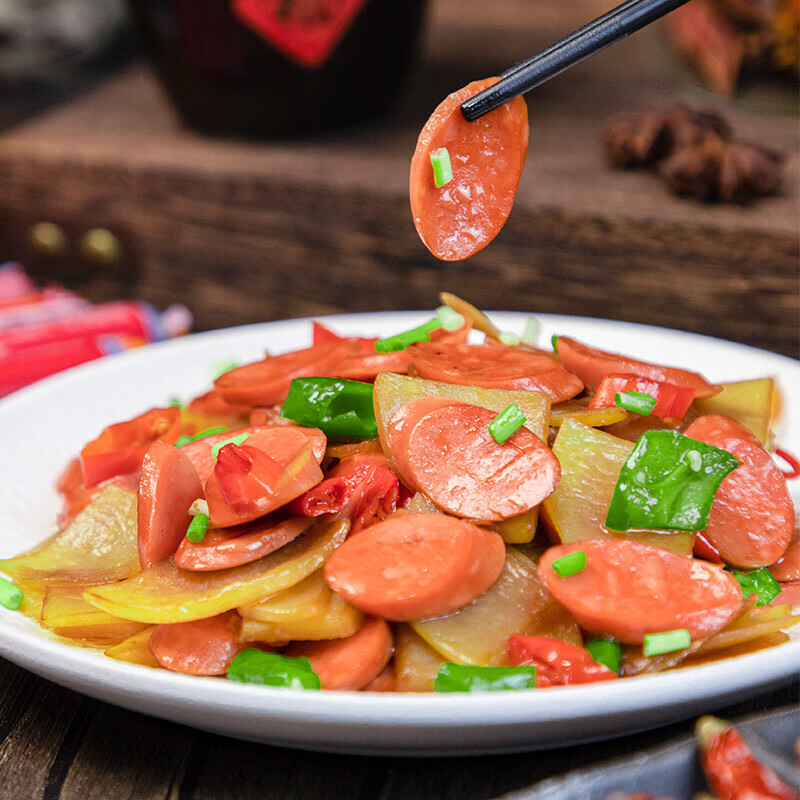 双汇王中王火腿肠炒菜休闲零食袋装香肠泡面拍档 1000g王中王50g*20