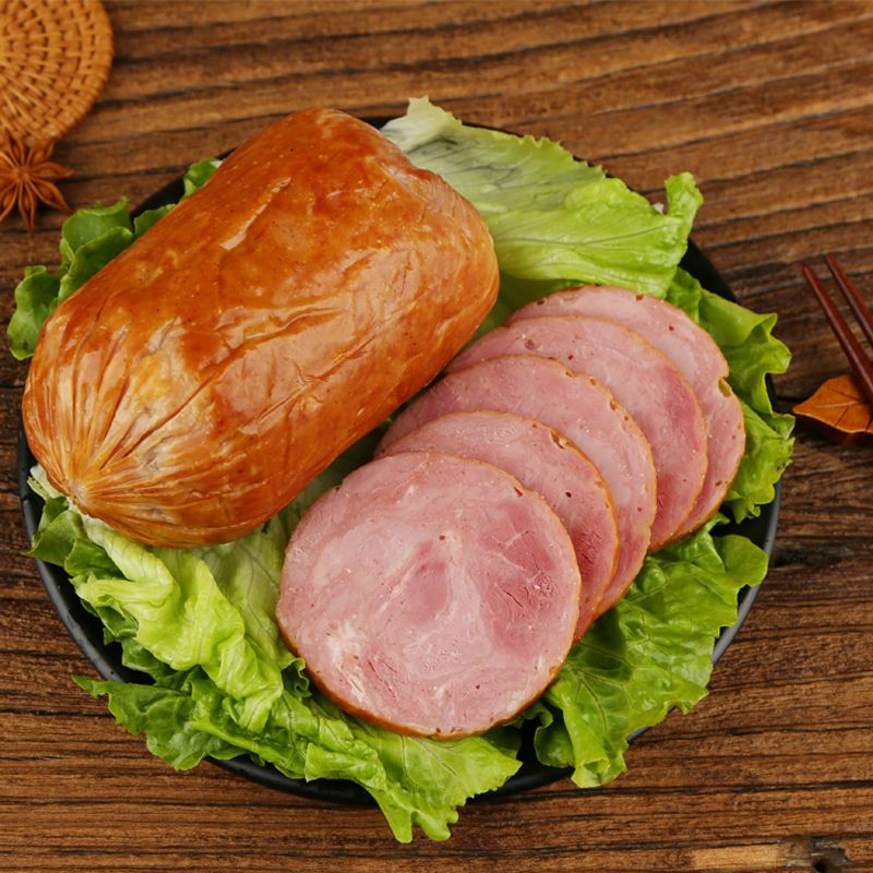 食芳溢五营大火腿丰林老宗头火腿纯猪瘦肉桦木熏烤伊春特产火腿肠500g