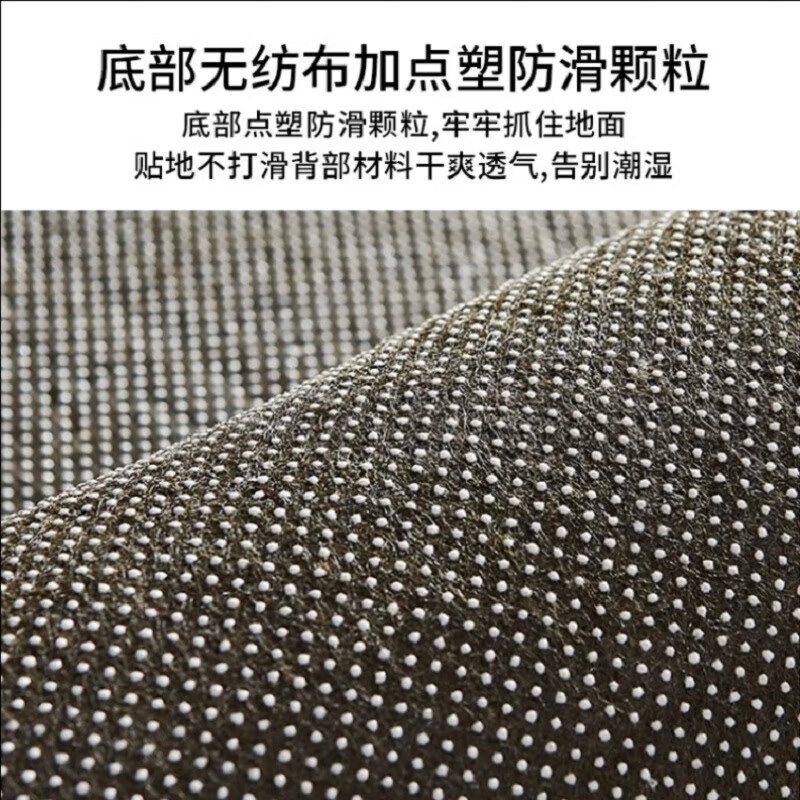 布迪思地毯客厅卧室现代简约风沙发茶几垫满铺加厚可定制大面积床边毯 奶油线条 140cm*200cm 1件