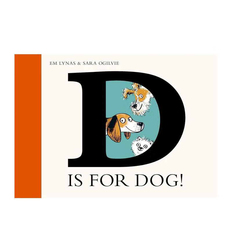 【现货】字母d代表小狗 d is for dog 原版英文儿童绘本