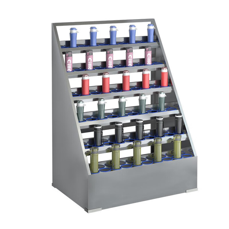 304不锈钢水杯架工厂车间员工水杯收纳架休息室茶水间放置存放架 20位