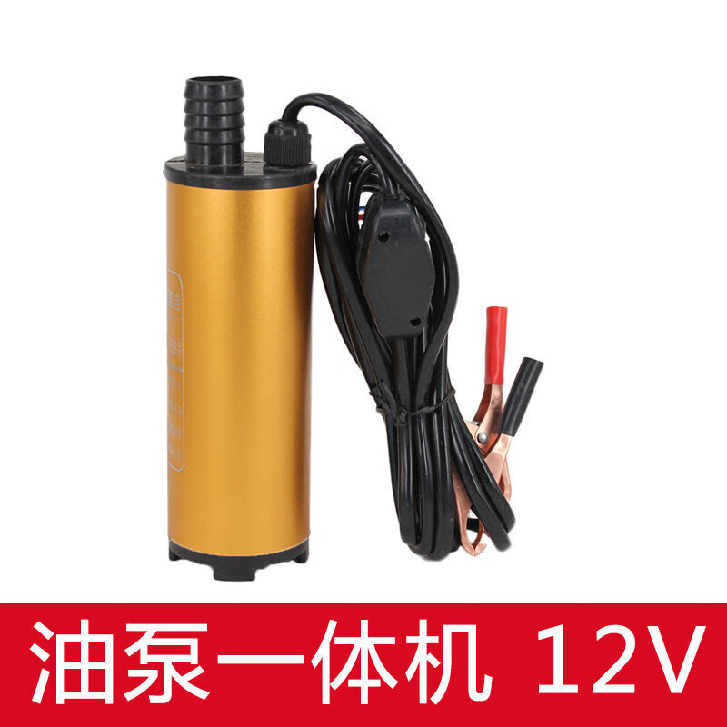 歐萊德OULAIDE抽油泵12電動(dòng)直流柴油加油機(jī)24抽油泵自吸潛油抽子 一體款 12V油泵