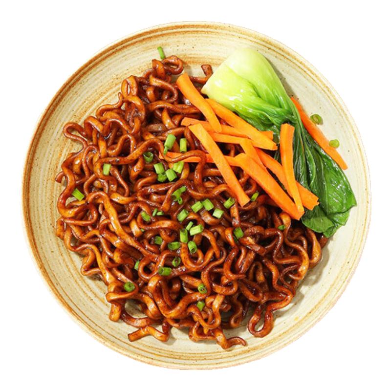 味滋源炸酱面拌面速食方便速食网红干拌面 夜宵早餐饱腹方便面 102g*5袋
