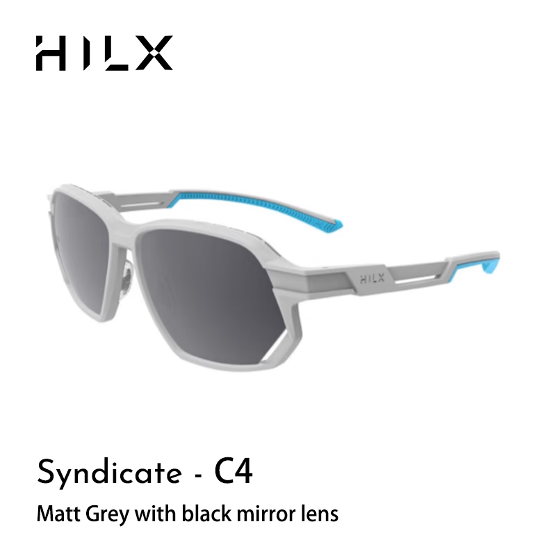 HILX加拿大运动眼镜太阳镜防风骑行墨镜马拉松偏光近视定制Syndicate 【非偏光款】Syndicate-C4