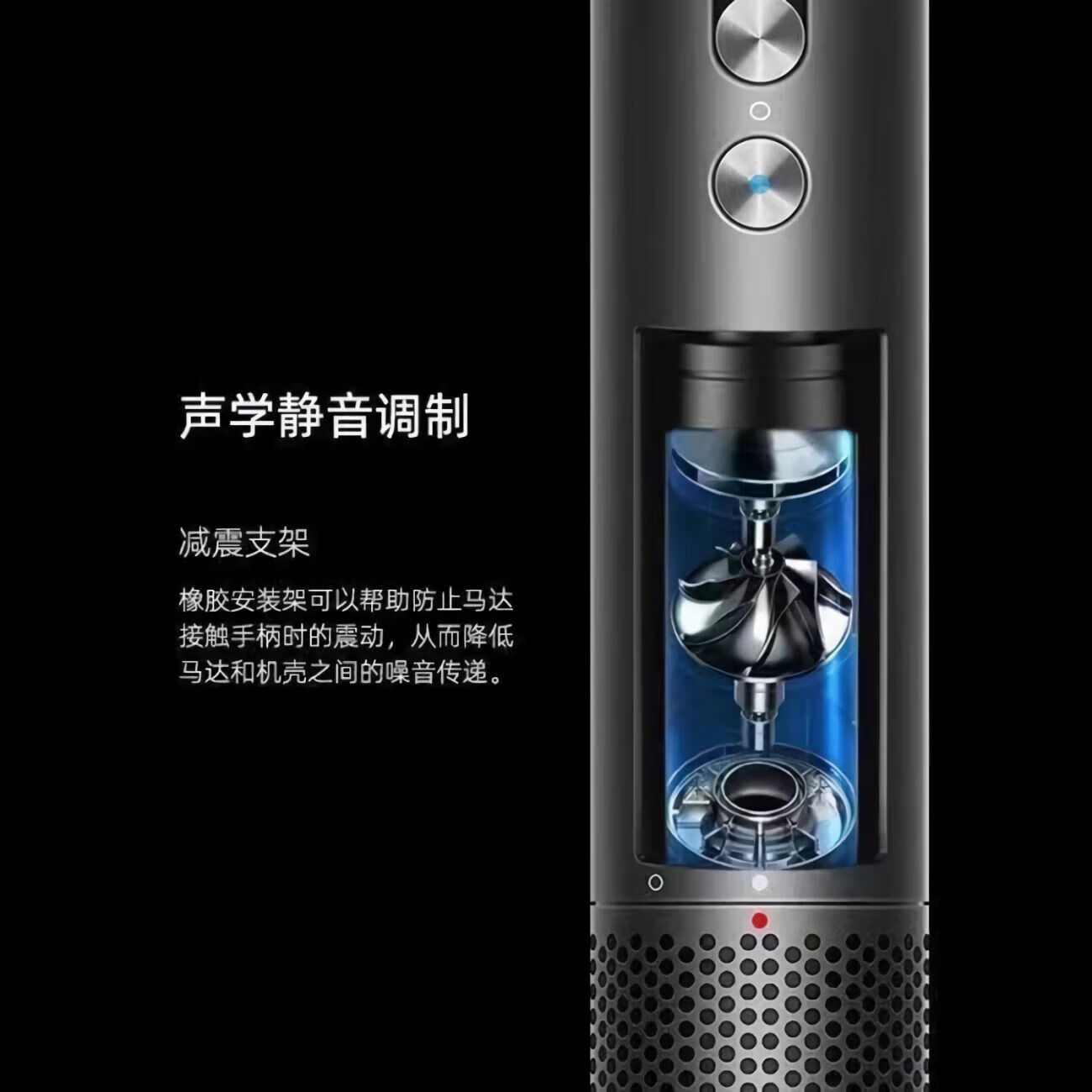 SODIMYON德国护发金奖款【国家3c安全认证】高速无叶吹风机家用静音负离子大功率不伤发电吹风速干礼物酒店 中国红 单风嘴1.8米【礼盒装】 【2026款丨顶配】50亿负离子护发