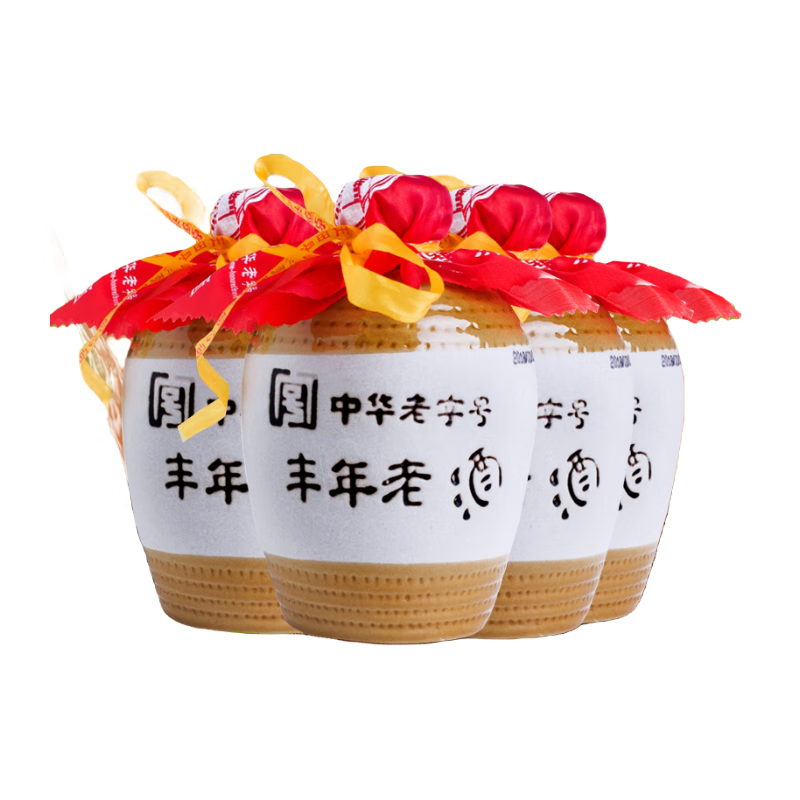 丰年玉田老酒唐山特产礼盒整箱收藏典藏浓香型古法纯粮酿造礼品酒白酒