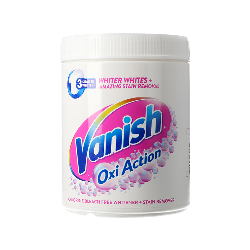 漬無蹤（Vanish）爆炸鹽活氧漂白粉強(qiáng)效去黃去漬洗衣神器白衣增白劑 470g