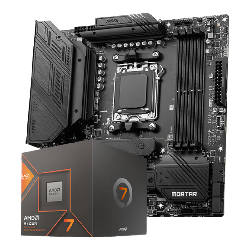 ΢�ǣ�MSI��MAG B650M MORTAR WIFI�Ȼ���+����AMD?R7 8700G?����CPU��װ