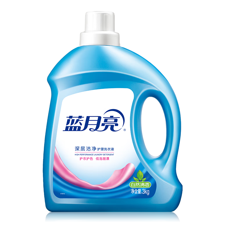 蓝月亮 深层洁净护理洗衣液 自然清香 3kg/瓶 强效去污