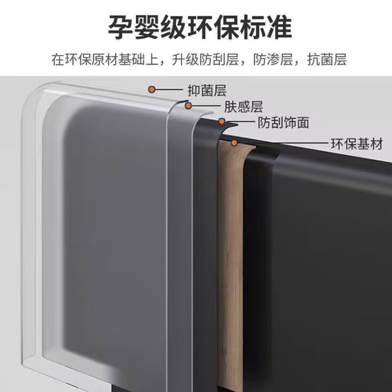 忆思暮轻奢复古黑色斗柜小户型客厅沙发抽屉柜边柜卧室床尾五斗柜置物柜 奶油白50cm四斗柜 务必安装防倒 送货入户上门安装 (务必安装防倒