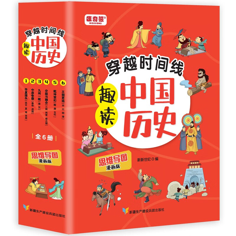 穿越时间线-趣读中国历史(思维导图漫画版