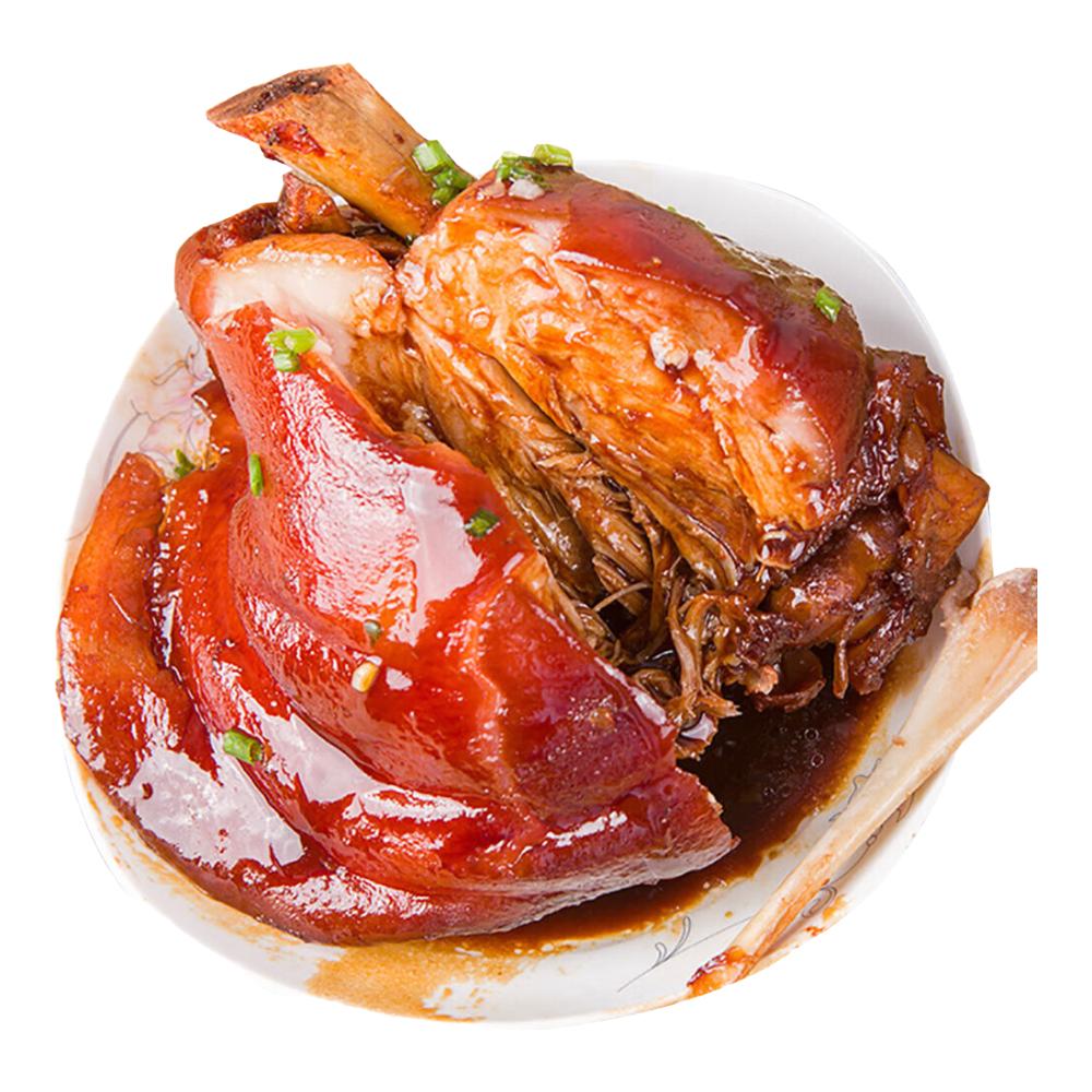 酱猪肘子卤味酱鸭熟食肉类猪蹄下酒菜即食 沈万三酱肘子300g苏州特产