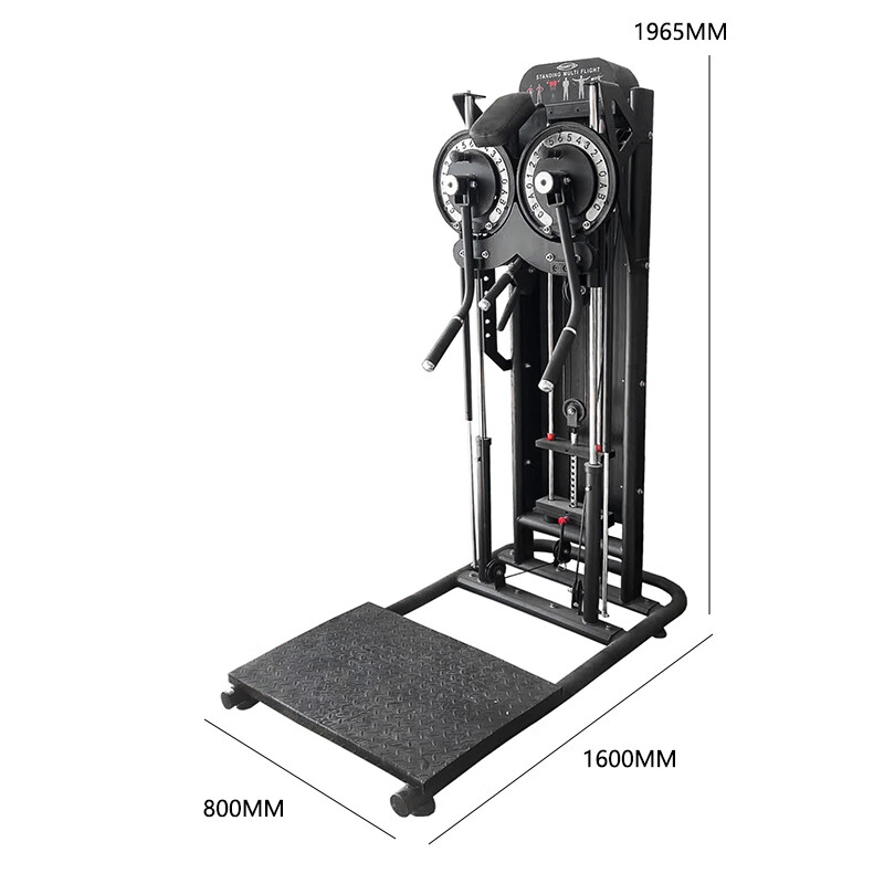 玖茗侧平举训练器商用健身房多功能一体机站姿直臂夹胸肩臂部力量