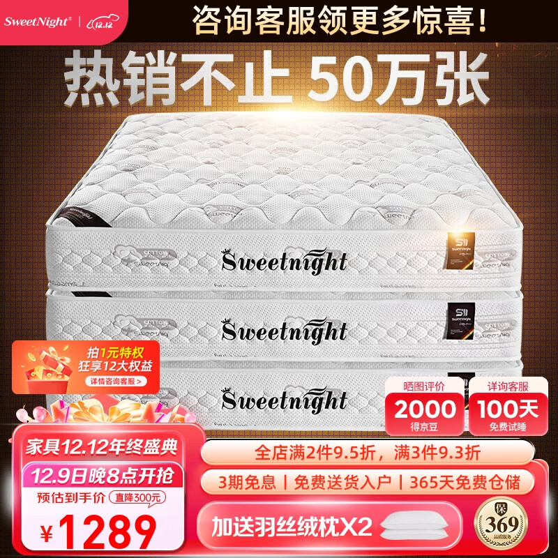 Sweetnight床垫怎么样,细说五大优势二个不足!