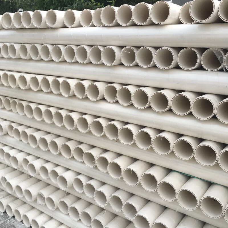 排水管实壁 中空壁螺旋消音管50/75/110/160单壁双壁隔音降噪下水 50