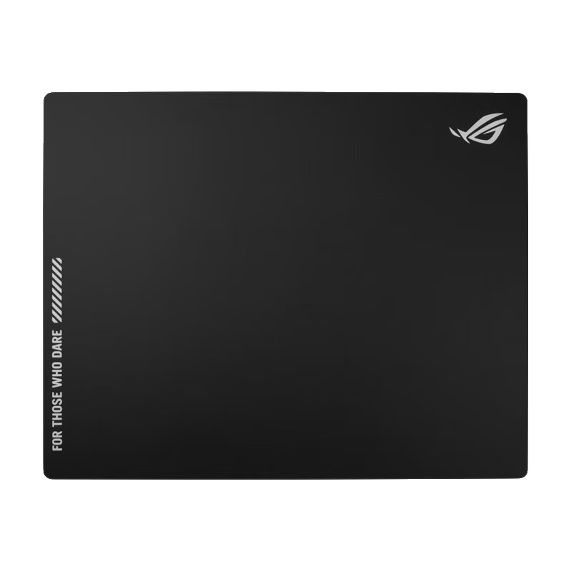 ROG 月石 ACE L鋼化玻璃電競(jìng)鼠標(biāo)墊 涂層處理 9H鋼化玻璃 大桌墊 游戲鼠標(biāo)墊 超防滑橡膠底部  黑色