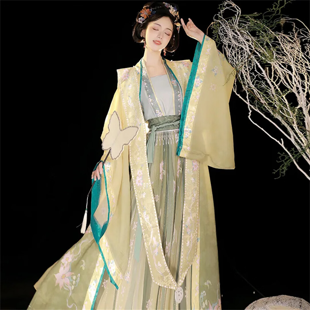 千趣韵远山娥黛原创汉服【云秋裳】宋制五件套霞帔对襟齐腰春秋婚嫁款