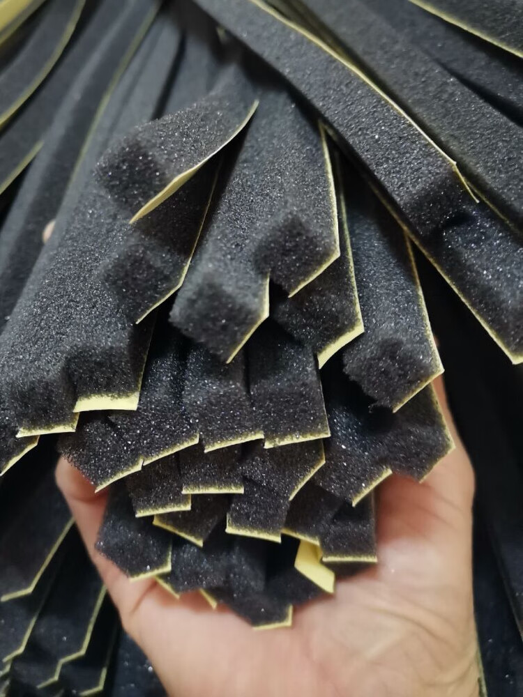 惠利得pu海绵胶条防火阻燃单面自粘胶带汽车配件防撞密封缓冲软泡棉