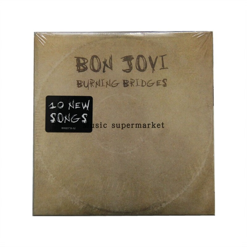 bon jovi  burning bridges 邦乔维经典专辑现货原版音乐cd 版音乐cd