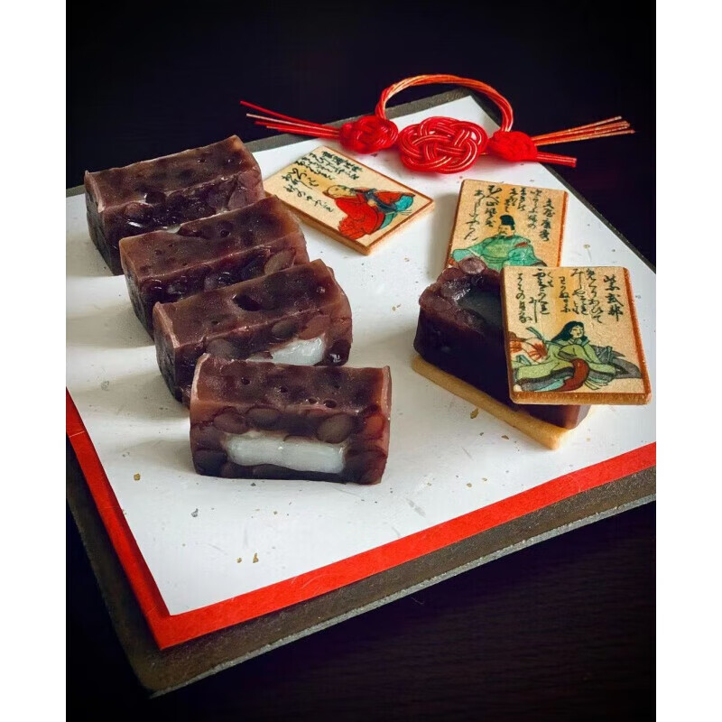 北海道【新鲜】日本进口叶匠寿庵大纳言红豆糕麻薯中礼盒装送长辈 1本