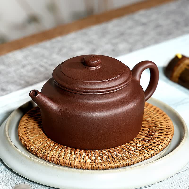 百年利永 宜兴紫砂壶纯全手工原矿紫泥德钟壶功夫茶具泡茶壶
