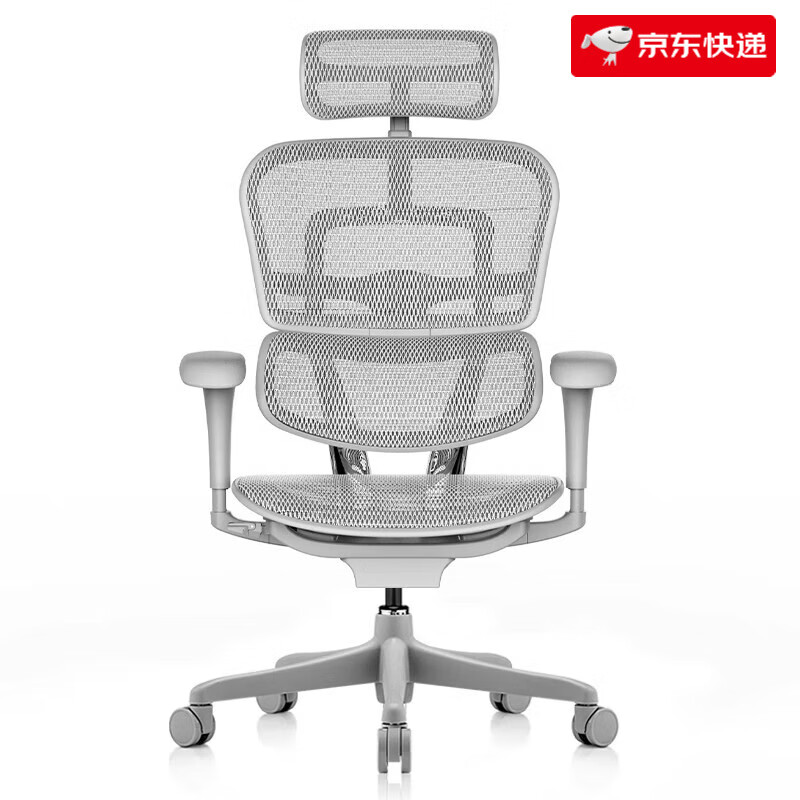 保友办公家具金豪b2代雄鹰人体工学椅电脑椅久坐电竞靠背家用办公座椅子 【金豪b2】银白网 尼龙脚 旋转 升降扶手