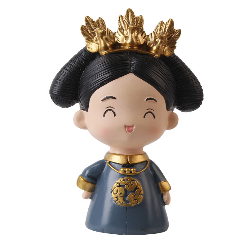 鳄梨宝宝烘焙蛋糕装饰树脂摆件卡通车载饰品卡通皇上皇后树脂摆件