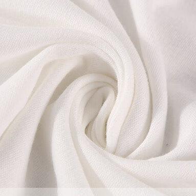 纤水纺纯色棉宝宝布料针织布床品面料秋衣秋裤棉布料内衣面料A类布 本白（半米）