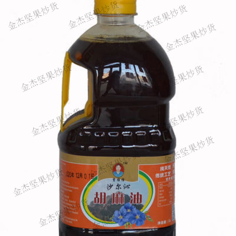 食懷內(nèi)蒙古包頭沙爾沁純胡麻油 農(nóng)家自榨胡油 1L裝 內(nèi)蒙古包頭沙爾沁純胡麻油 農(nóng)家