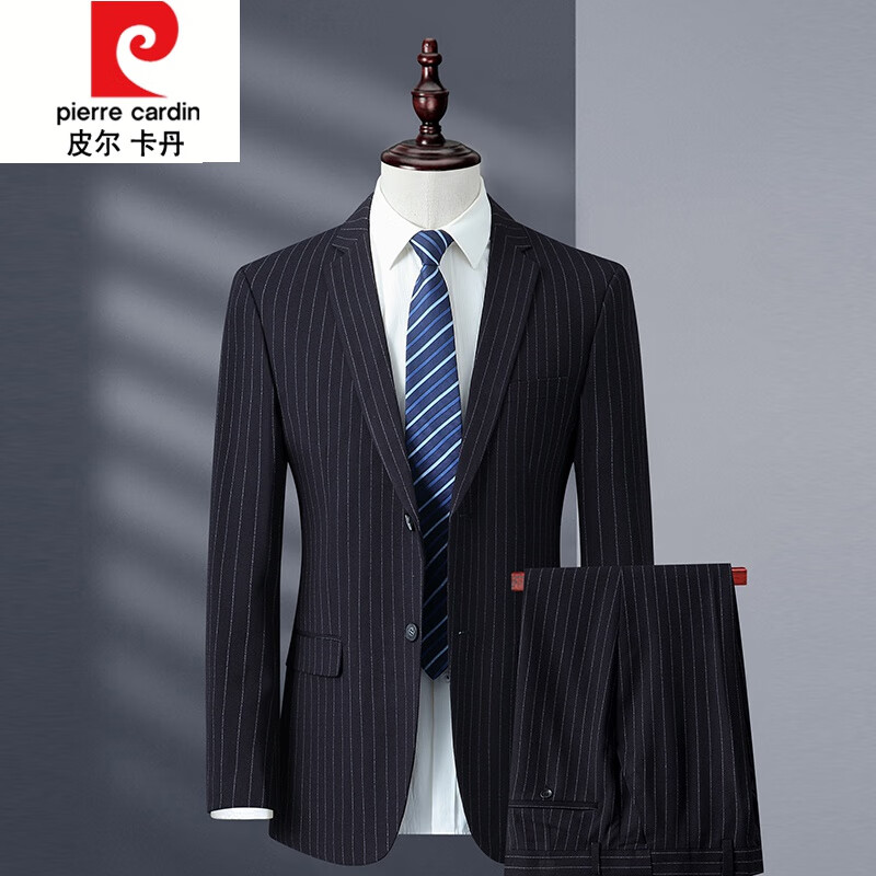 皮尔卡丹(pierre cardin)春秋男士结婚礼服新郎订婚西装套装青年英伦