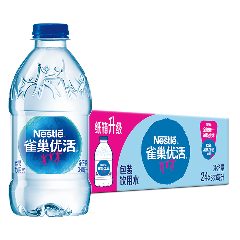 Nestlé Pure Life 雀巢优活 包装饮用水 330ml*24瓶