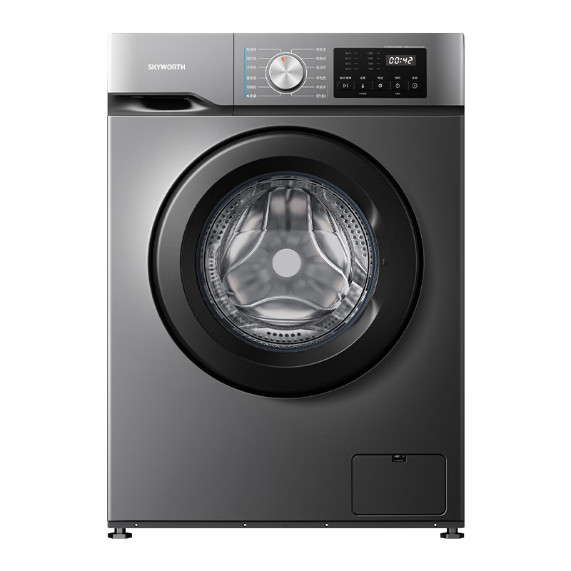SKYWORTH 创维 10公斤滚筒洗衣机全自动变频电机 一级能效 超薄大容量 除菌螨  XQG100-B26RB