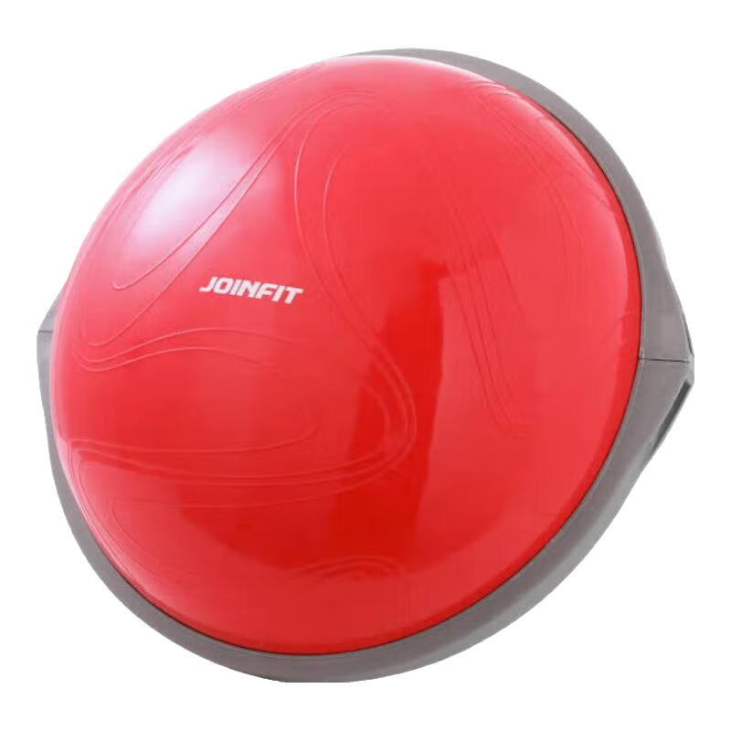 捷英飛 波速球 家用健身器材半圓球瑜伽球 平衡訓練半球 胭脂紅