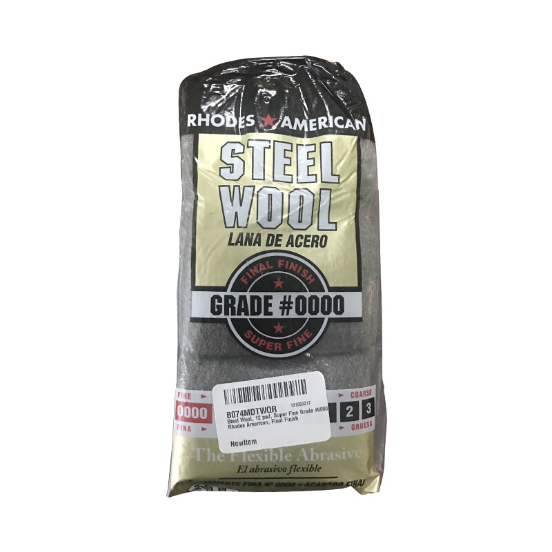 甜苗苗美国钢丝绒steel wool #0000钢丝棉耐摩擦homax 一包的价格 一