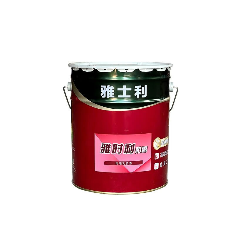 仁聚益适用于雅士利内墙防霉乳胶漆涂料水性环保漆 白色20kg