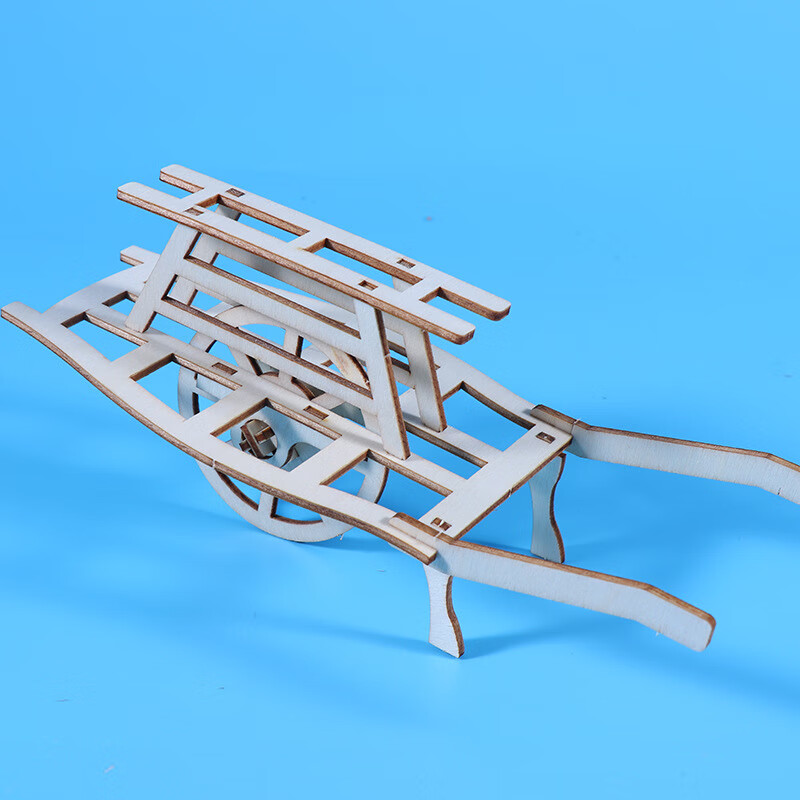 小学生木工diy材料包儿童木匠手工制作自制独幼 独轮手推车
