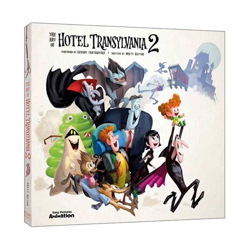 art of hotel transylvania 2 精灵旅社2电影设定集 英文版 进口英语